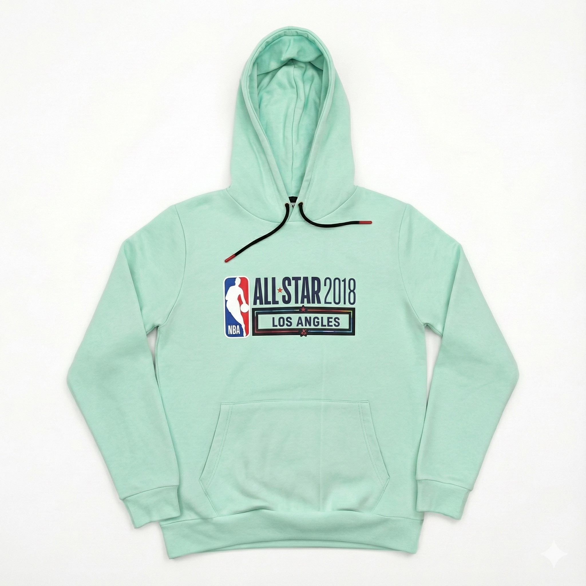 هودی بچگانه طرح ALL STAR سبز پسته ای دورس دو نخ وارداتی داخل کرکی