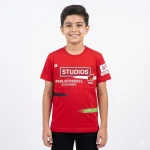 تن خور تیشرت پسرانه نخ پنبه مدل STUDIOUS سایز بندی 55 و 60 و 65