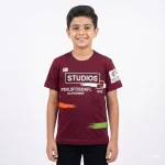 تن خور تیشرت پسرانه نخ پنبه مدل STUDIOUS سایز بندی 55 و 60 و 65