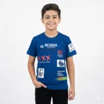 تیشرت بچگانه پسرانه آستین کوتاه نخ پنبه مدل BCSOUL سایز بندی 55 و 60 و 65
