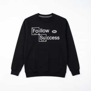 تیشرت دو نخ پنبه وارداتی FOLLOW SUCCESS سایز 50 و 55 و 60 و65