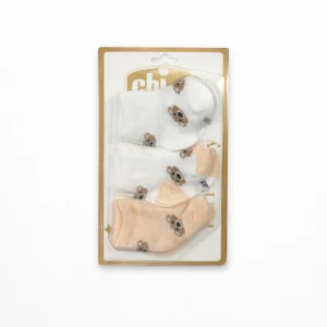 ست جوراب کارتی نوزادی بسته 3 عددی در 4 رنگ مختلف