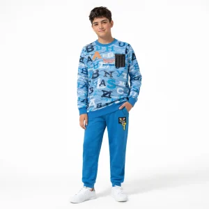 دورس شلوار پسرانه طرح الفبا جنس دورس دو نخ