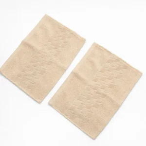 خشک کن حوله ای بدن و ظروف دو عددی رنگ کرمی 26 در 39 سانت